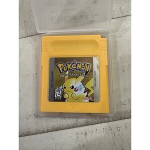 Pokemon Yellow Version: Special Pikachu Edition 1999 GameBoy. edition W/ Case